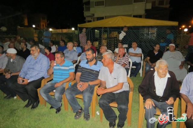 عقد راية الصلح بين عائلتي حاج يحيى وناشف من الطيبة في منزل النائب د.الطيبي على إثر مقتل طفلة